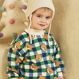 Checked Bear Nappjng Tee