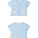 Roselle short-sleeved cardigan