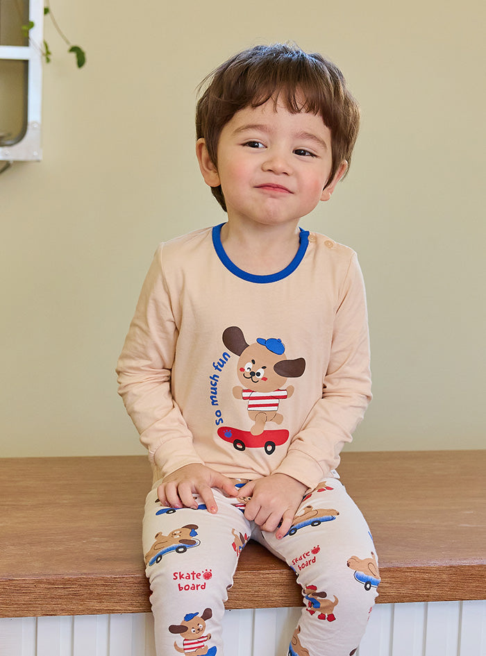 Funny Border spandex (24SS) indoor wear set