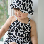 [Shipping sequentially starting 6/26][Pre-order] Milk Cow Bloomer Pleated Two-Piece Set