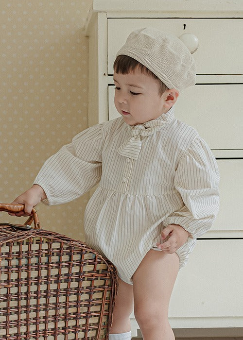Bow Bodysuit_Beige