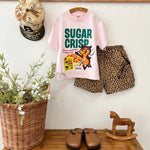 Apple Smile Sugar T-shirt Pink