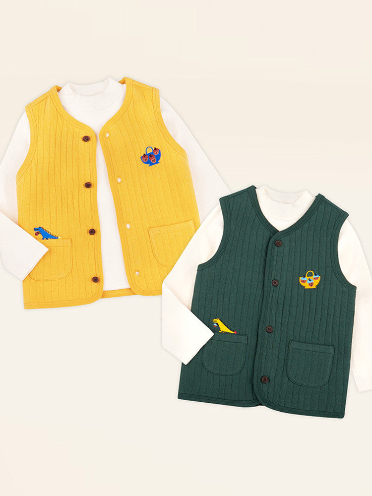 Good coniconi three-fold quilting vest