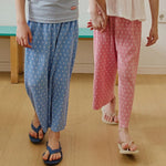 Apple Smile Pleated Pants Pink