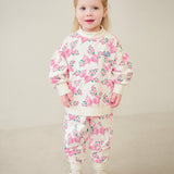 Shiny ribbon flower pola set