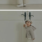 Kevin Hooded Jumper_Light Beige