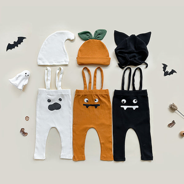 Cute overall leggings + hat set (Halloween)