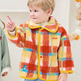 Colorful candy check dumble jacket