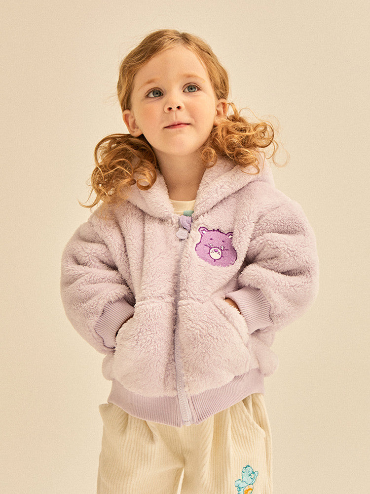 [Care Bears] Cozy Share Bear Hooded Fur Jumper