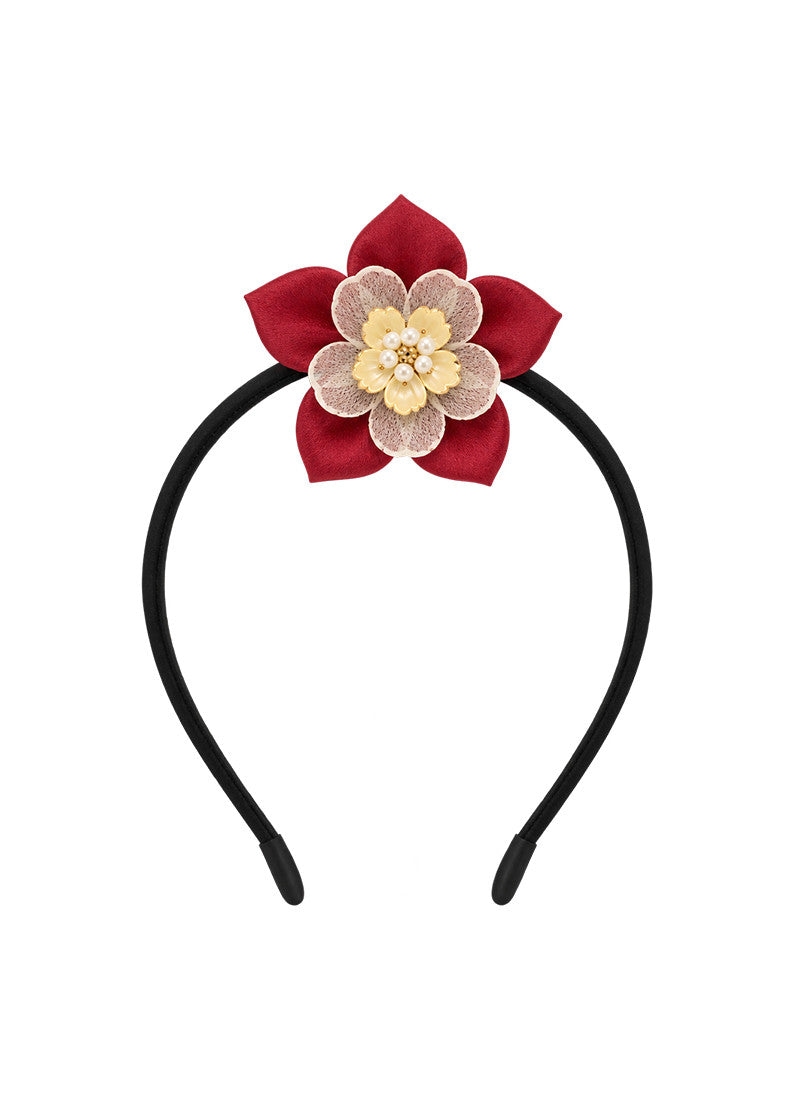 Pearl Flower Baessi Hairband/Headband