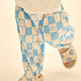 [Care Bear] Ice Checkerboard Wide Pants