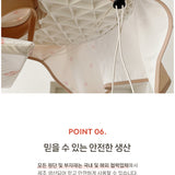 [New] Dottodot Heart Waterproof  Self direct food Bib (long)