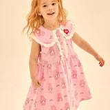 [Care Bear] Rainbow Cheer Bear Frill Collar One Piece