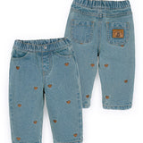 [Pimpollo] Comma Bear Denim Pants