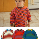 Autumn stripe t-shirt (3 color)