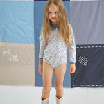 Sweet collar dress rash guard