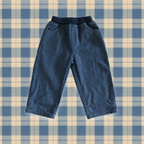 Amber jacquard denim pants