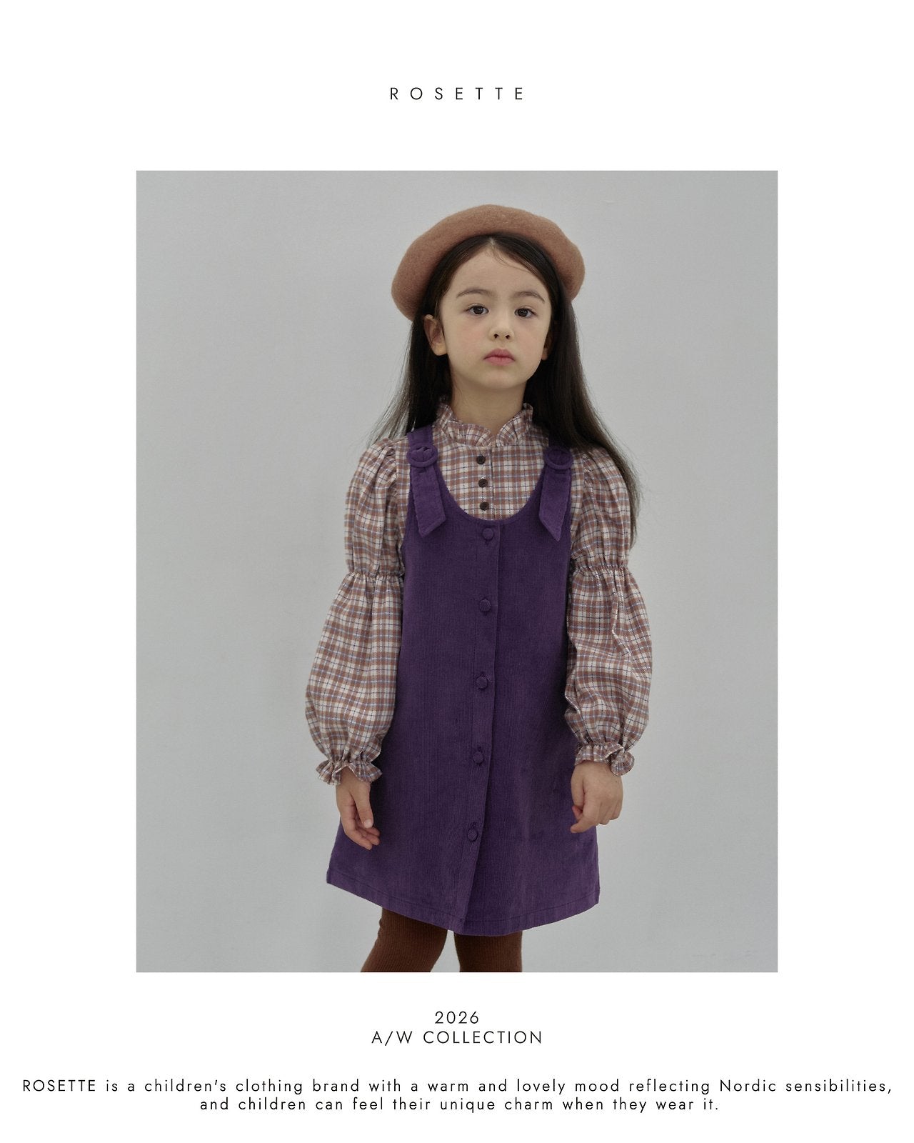 Hojet 26 Autumn Lake Dress XS-XL Namdaemun Girls' Clothes