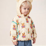 [Milk Mile] Sun-tanned Teddy Bear Hoodie Jumper