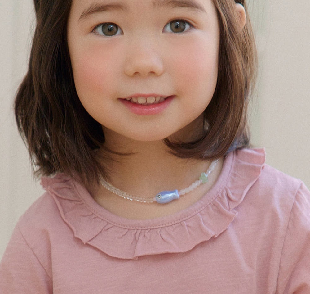 Mardi Amber Raffine Bead Necklace