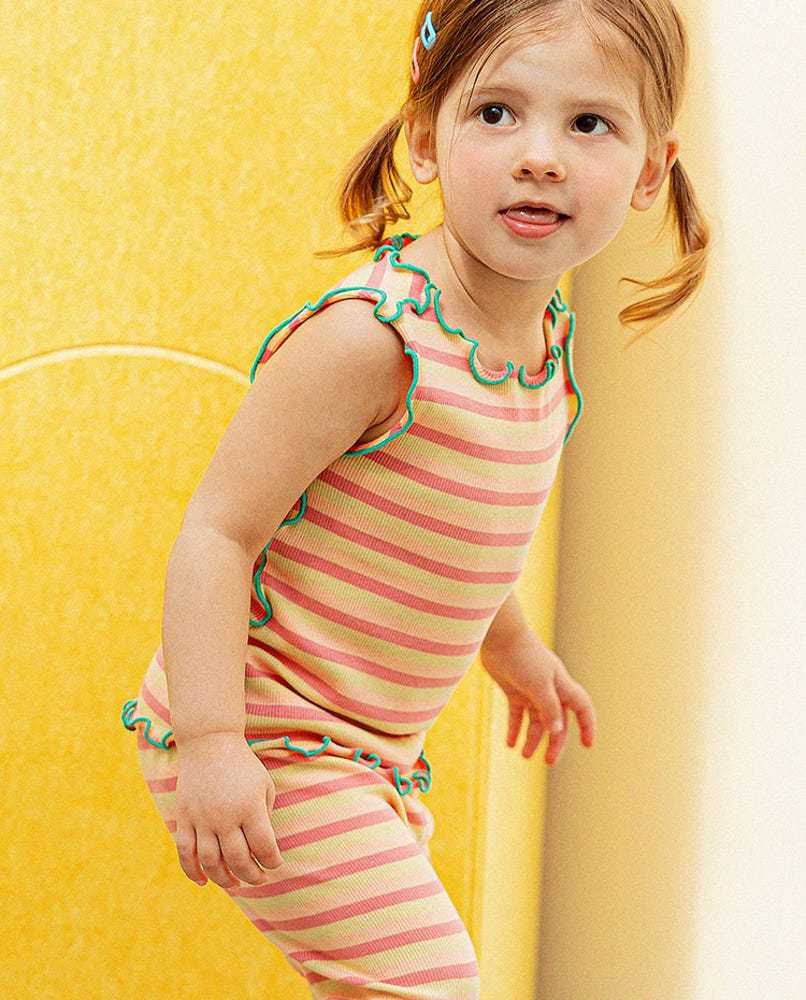 [Pimpoyo] Poppy Line Two-Piece Set (3 Colors)