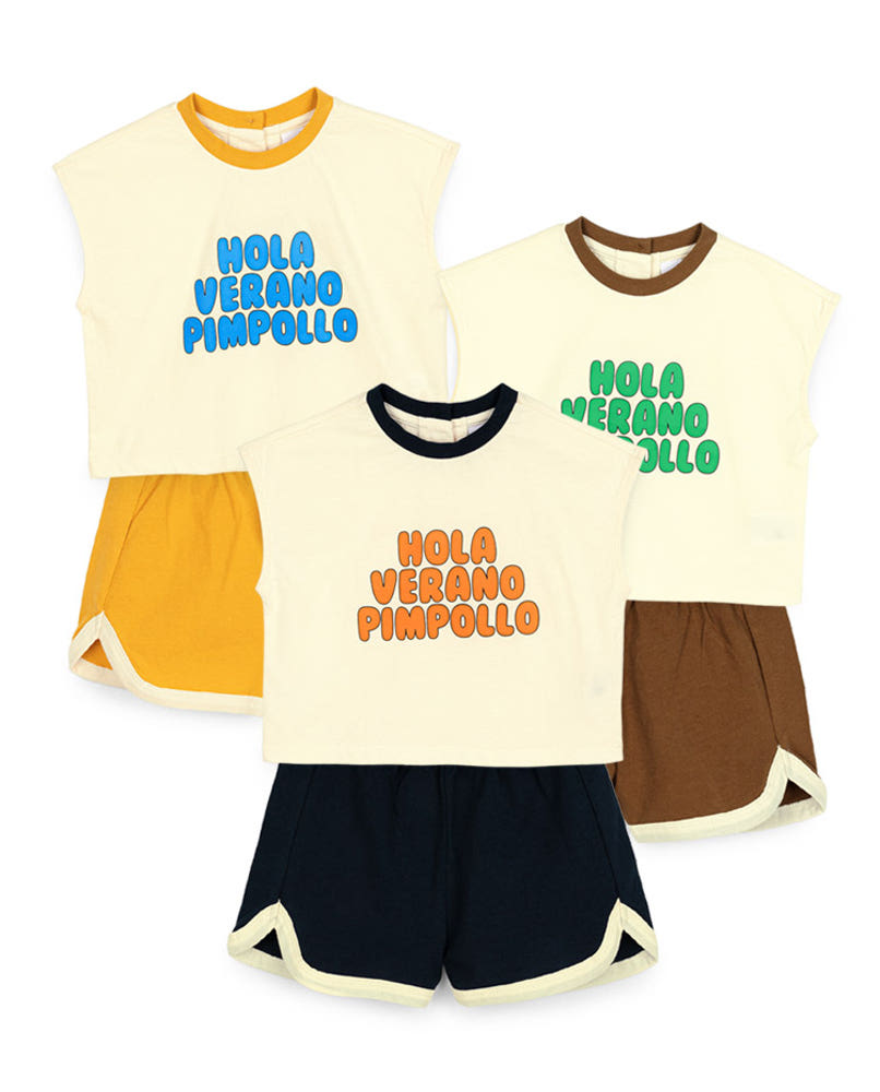 [Pimppoyo] Kring Top & Bottom Set