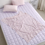3°C Super Cool Frozen Cooling Half Blanket 100x150 Lavender Stripe_CV2426004