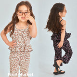 Fruit Market Leopard Print Pleated Set-up 26 Summer