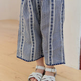 Mardi Amber Poppy Check Pants