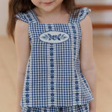 Mardi Amber Rosie Check Blouse