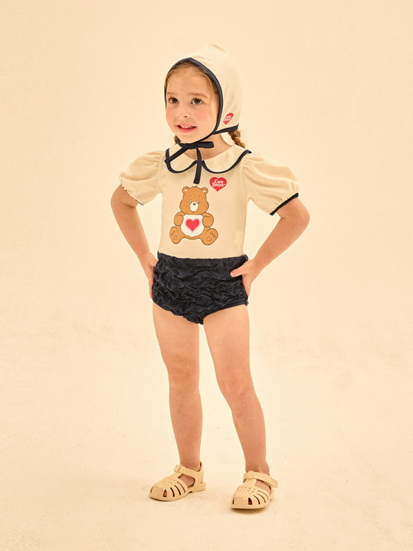[Care Bear] Tenderheart Bear Sailor One Piece Swimsuit (Swimmer Set)