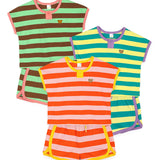 [Pimpoyo] Lace Stripe Two-Piece Set (3 Colors)