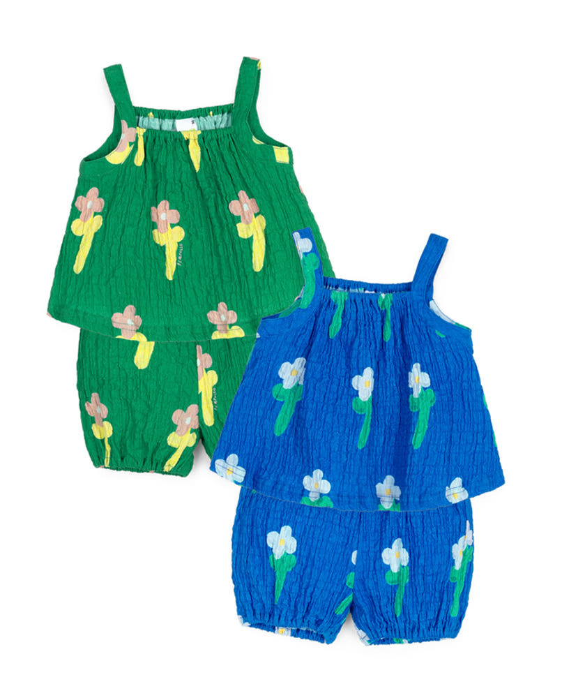 [Pimpoyo] Printed Two-Piece Set (2 Colors)