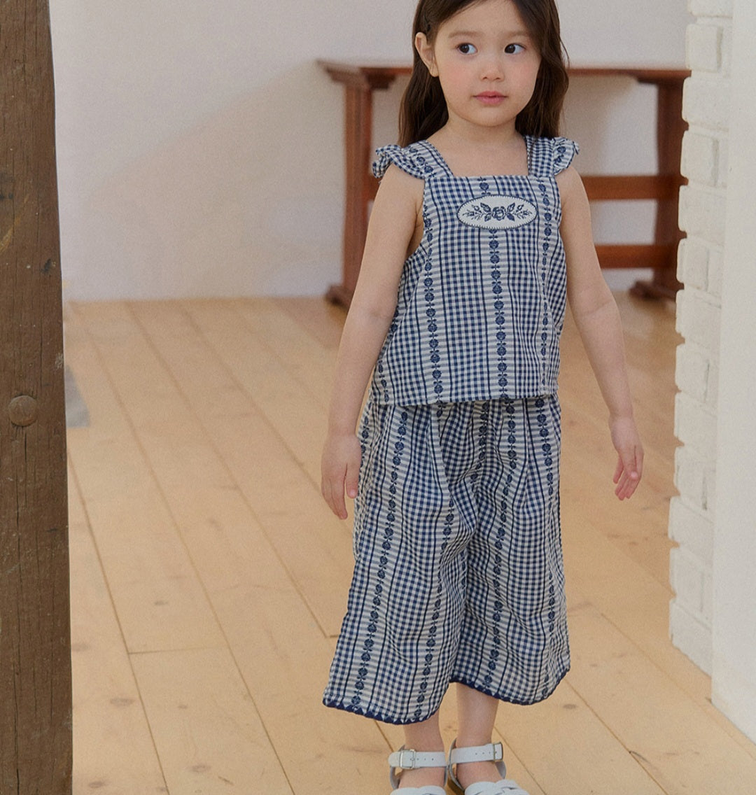 Mardi Amber Rosie Check Blouse