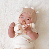 Iki cute and soft rattle attachment doll