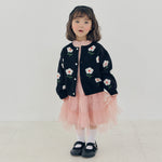 Little Foret Knit Cardigan Black_FA044
