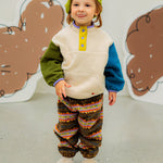 [Pimpoyo] Nordic Toddler Kids Fleece Anorak Set (3 Colors)
