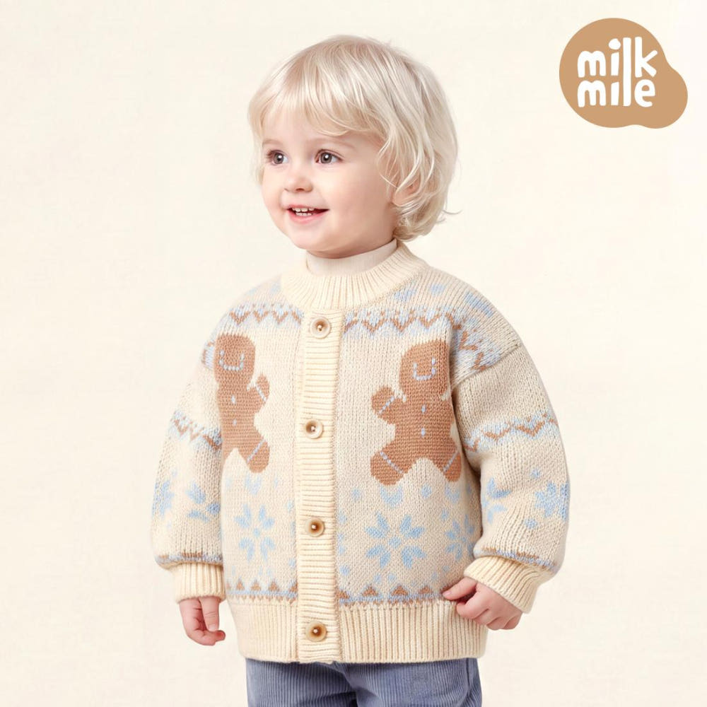 [Milk Mile] Snowing Chocolate Chip Cookie Kiko Wichan Sweater