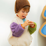 [Pimpoyo] Nordic Toddler Kids Fleece Anorak Set (3 Colors)