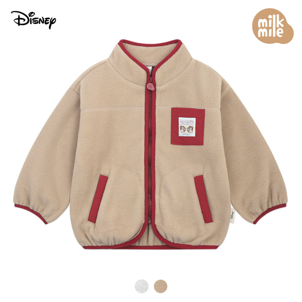 [Milk Mile] [Disney] Chip and Dale Giggle Powdery Polar Fleece Jumper