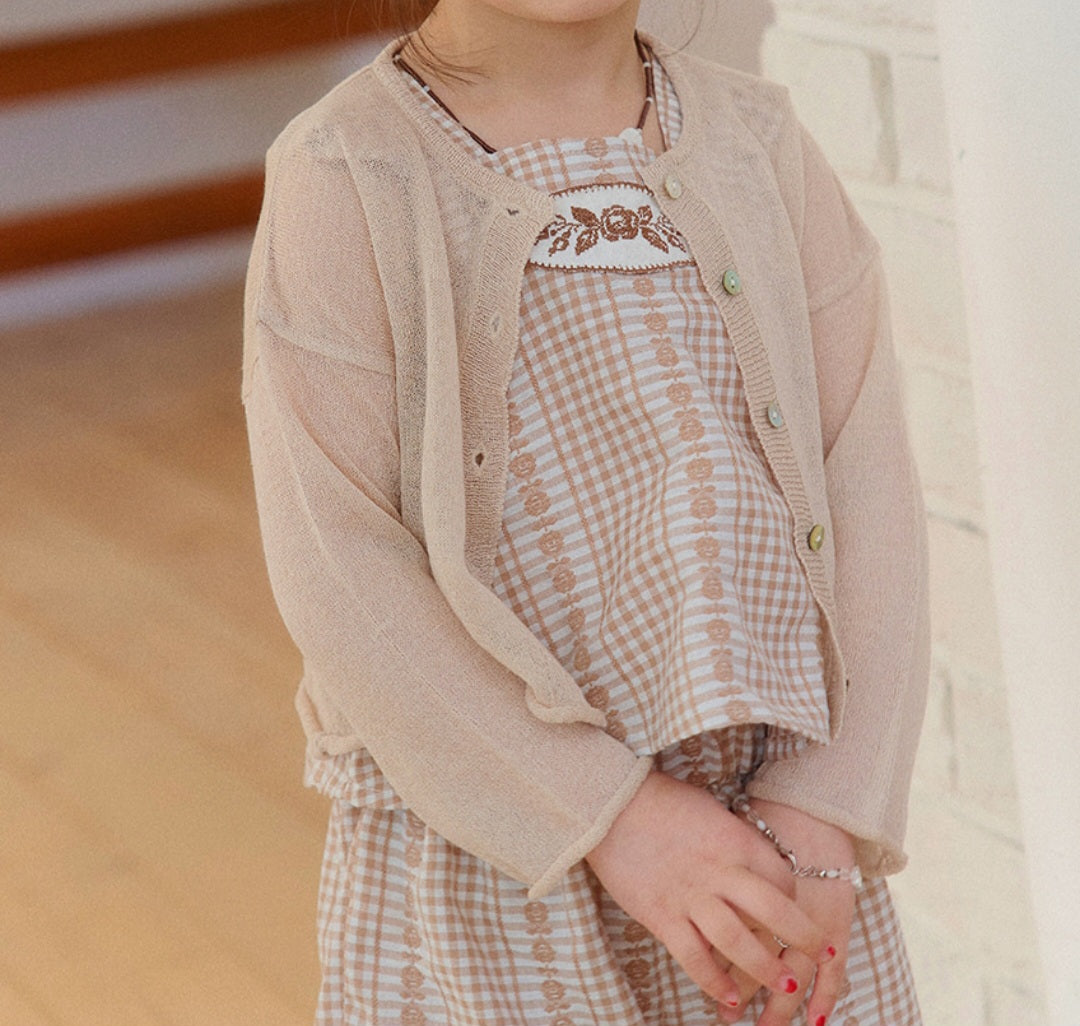 Mardi Amber Summer Linen Cardigan
