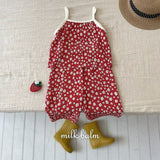Milk Bomb Bright Pleated Setup Kids 26 Summer Toddler/Children Summer School Look Vacation Look