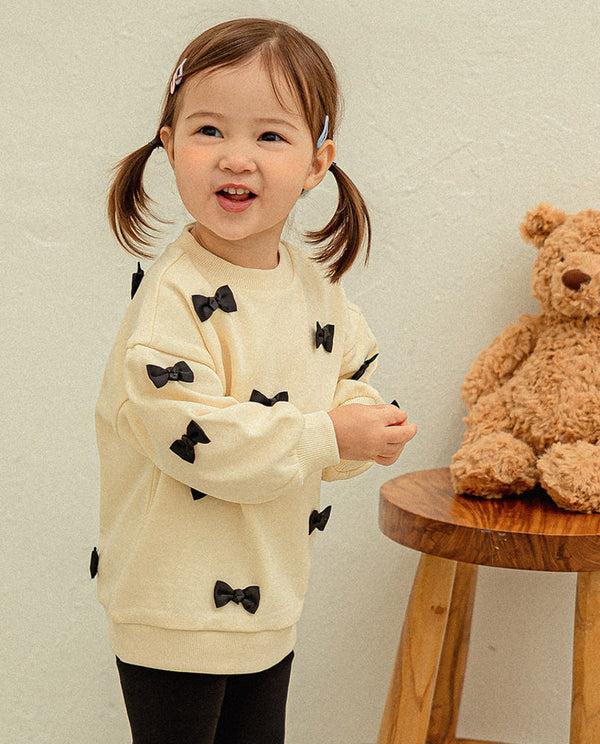 [Pimpollo] Purely's ribbon top and bottom set Ivory