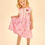 [Care Bear] Rainbow Cheer Bear Frill Collar One Piece