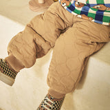 Cozy warm quilted baggy pants