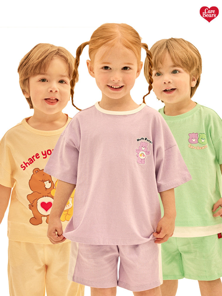 [70%OFF] Care Bear Play look top and bottom set (short sleeve)