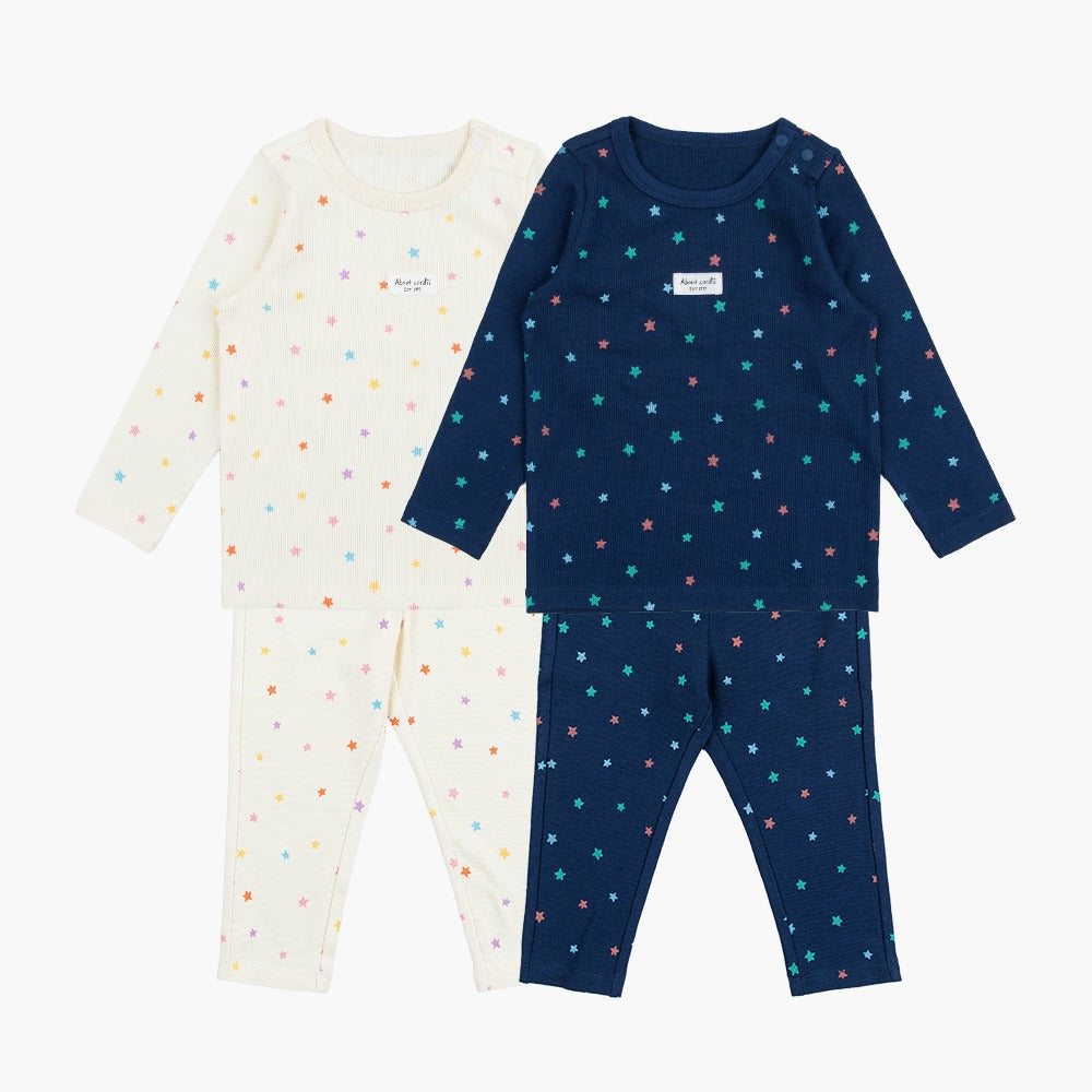 Starlit Modal Ribbed Loungewear_BB024