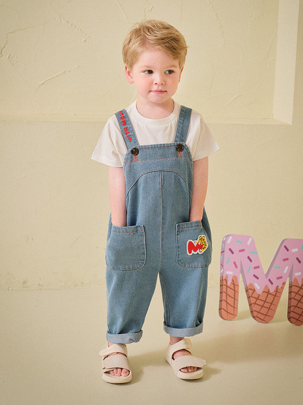 Tiger blue overall pants