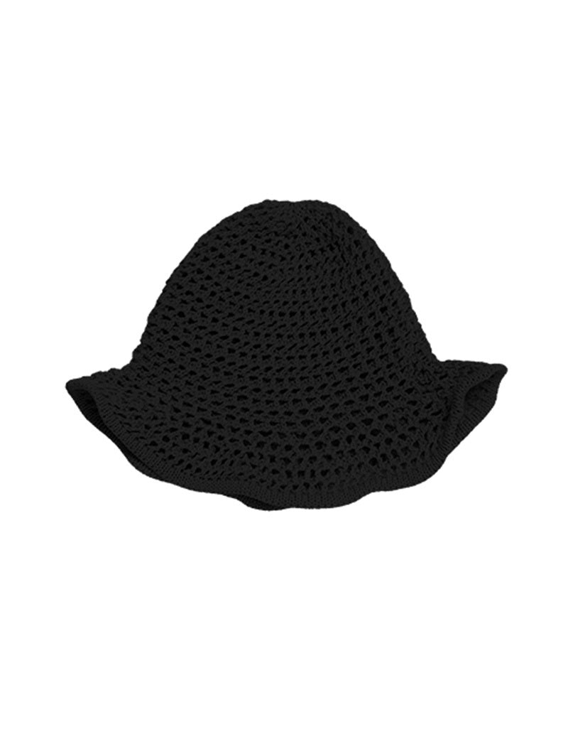 Airy Net Bucket Hat_Black