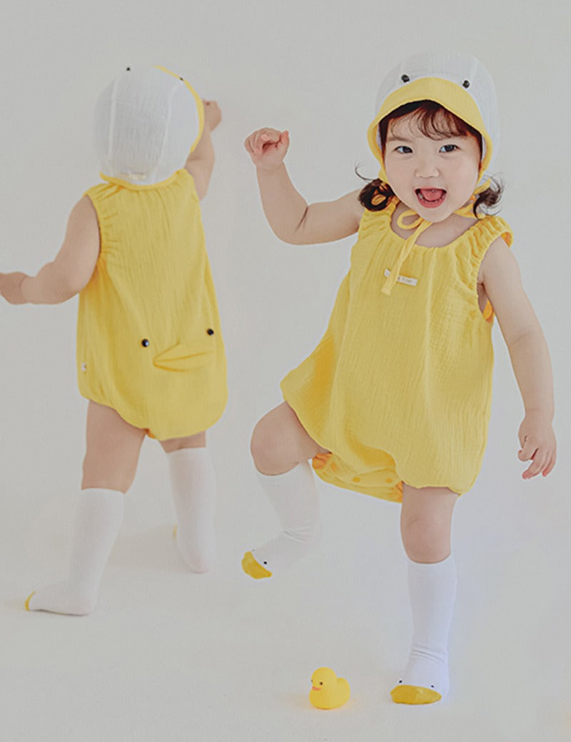 Melting Duck Bodysuit_Yellow